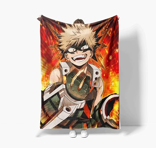 MHA Flanell Decke Warme Winter Sofadecke Bakugou Katsuki Izuku Midoriya Anime Flauschig Decke Nap Blanket Für Erwachsene Kinder