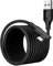 Kiuet Right Angle USB C Charging Cable 3M，USB to USB Type C Cable Fast Charging Braided for Iphone 15,Samsung galaxy S20 S10 S9 S8,Google Pixel, LG,Huawei P9 Pixel 7/6 iPad Switch PS5 etc.