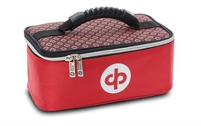 SGL Drakes Pride RED Crown Green/Flat Green 2 Ball Dual Bowls Bag **B4021**