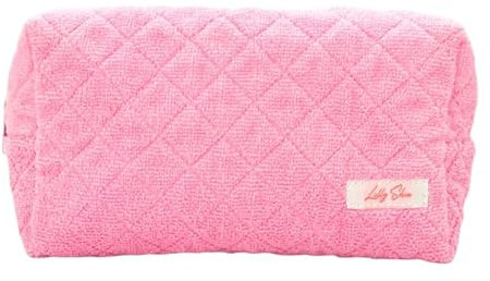 Trousse de Toilette Lilly Skin - Trousse avec Compartiment Imperméable pour Pads, Lingettes, Cotons Lavables et Réutilisables