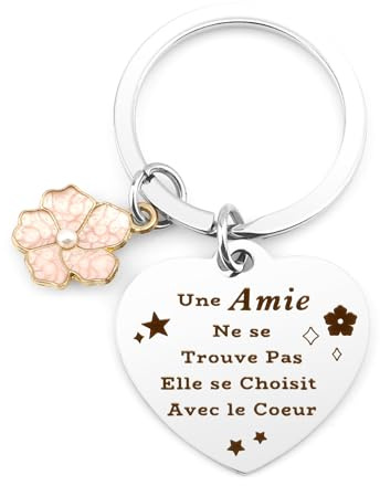 JoyrnalK Cadeau Meilleure Amie Femme Porte Clef Meilleure Amie Cadeau Noel Cadeaux Pour Une Amies Cadeaux Copine Amitié