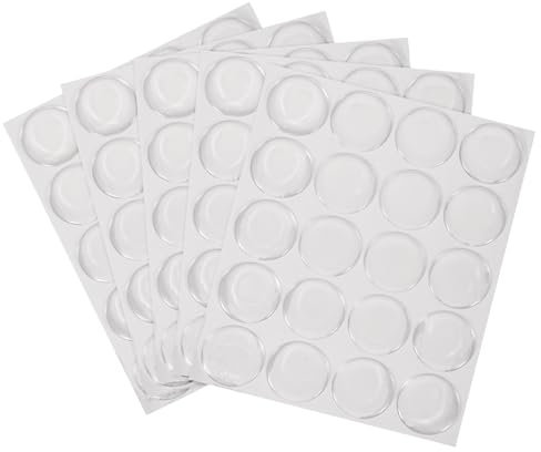 PATIKIL 100 STK Epoxid-Aufkleber für Flaschenkappe, 1 Zoll runde Harz-Dichtungsaufkleber für Flaschenkappen für DIY Handwerk Anhänger Abzeichen Scrapbook Herstellung, Klar