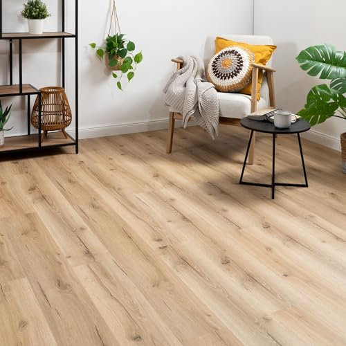 Steffensmeier Vinylboden Klickvinyl Lillehammer 0,2 mm Verschleißschicht 2,65 m2 Gewerblichenutzung Inkl. Dämmung | Risseiche