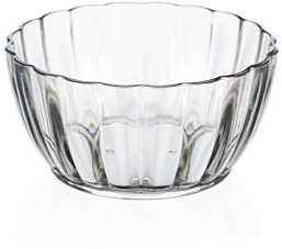 Lacor 60783 – Degustare transparente Curly Bowl, Set aus 6 Einheiten, BPA | Langlebiges Profi-Utensil; entwickelt für optimale Leistung und schnelle, unkomplizierte Reinigung in der Spülmaschine