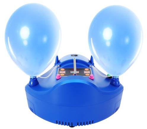 Bomba de globo eléctrica de 1200 W, bomba de globo portátil, soplador automático, bomba de globo con doble boquilla soplador inflable