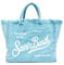 SAINT BARTH BORSA VANITY LINEN DONNA 31 LIGHT BLUE, blu