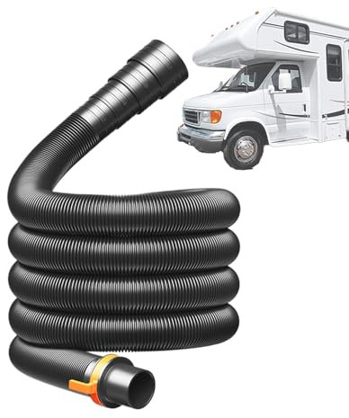 Tubería Residuos Caravanas, Kit De Adaptador Manguera Drenaje, Manguera Aguas Residuales Vehículos Recreativos Extensibles Con Adaptador Ajustable, Tubería Aguas Residuales Para Caravanas Autocaravana