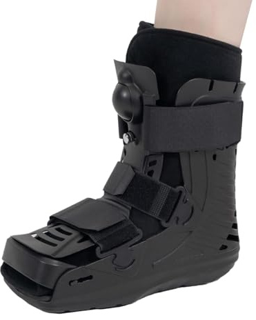 Cryxinty Bottes de marche gonflables pour fracture courte Air Cam pour fracture stable du pied et de la cheville, chirurgie du tendon d'Achille, entorses aiguës de la cheville, soins post-opératoires