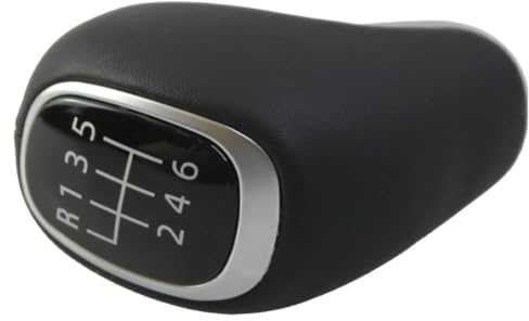 URPIZY 6 velocidades cuero palanca de cambios palanca de cambios funda para Kia Sportage para Venga Rio 2016-2019 accesorios de coche negro