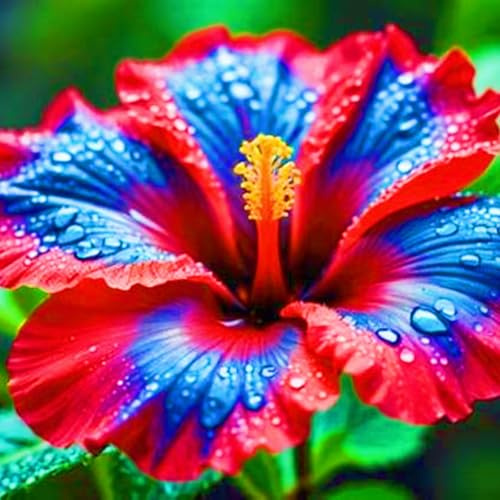 Winterharte mehrjährige Seltene Hibiskus Einfach zu Pflegen Schnelles Gärten Geschenk bereit-2zwiebeln-f