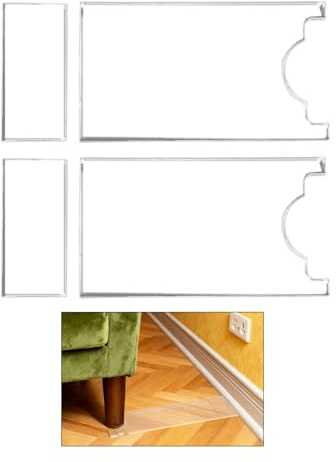 4stk Durchsichtige Couch und Bett Stopper, Universeller Abstandshalter Boden für Möbel aus Acryl zur Vermeidung von Brandgefahren Durch Heizgeräte und zum Freihalten von Steckdosen
