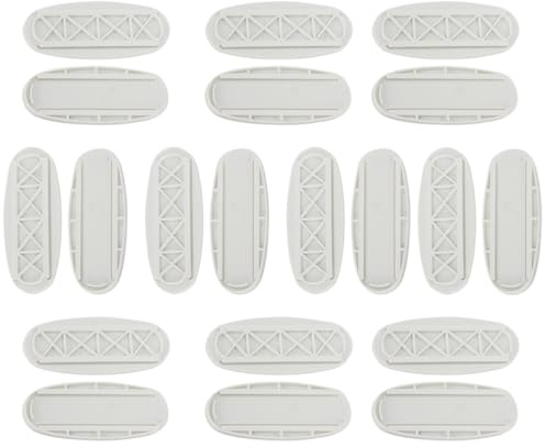 Luxshiny 10 Stück Selbstklebende Steckdosenhalter aus Abs für Wandmontage Praktischer Power Strip Wandhalter zur Fernbedienung und Tissue Kasten Aufbewahrung im Haushalt