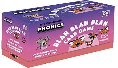 Mrs Wordsmith Phonics Blah Blah Blah Card Game, Kindergarten & Grades 1-2: Accelerate Every Child's Reading