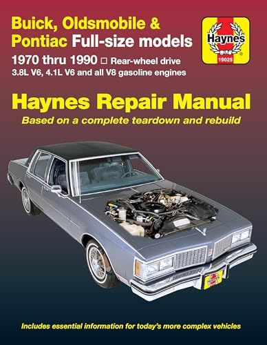 Buick, Oldsmobile & Pontiac RWD petrol (70-10) Haynes Repair Manual (Paperback)