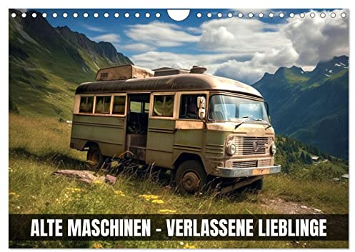 Alte Maschinen - verlassene Lieblinge (Wandkalender 2026 DIN A4 quer), CALVENDO Monatskalender: Eine Welt voller Nostalgie und Altmetall (CALVENDO Hobbys)