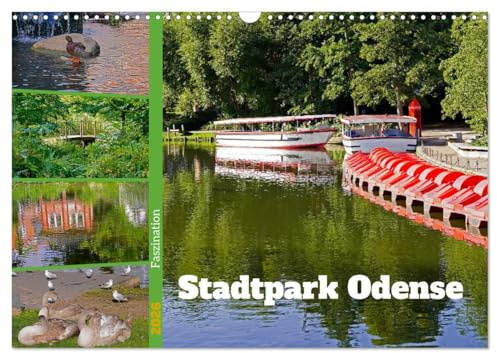 Faszination Stadtpark Odense (Wandkalender 2026 DIN A3 quer), CALVENDO Monatskalender: Natur pur inmitten einer Großstadt in Dänemark (CALVENDO Natur)