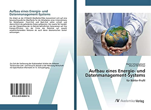 Aufbau eines Energie- und Datenmanagement-Systems: für Böhler-Profil