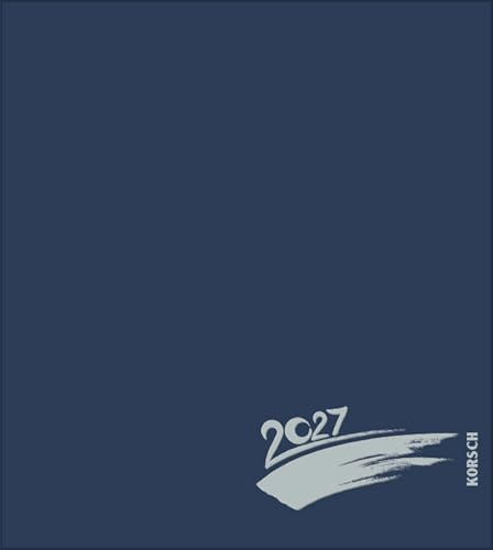 Foto-Malen-Basteln Bastelkalender dunkelblau 2027: Fotokalender zum Selbstgestalten. Do-it-yourself Kalender mit festem Fotokarton. Edle Folienprägung. Format: 21,5 x 24 cm