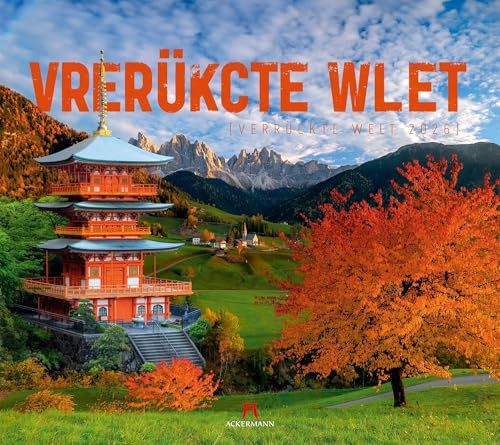 Verrückte Welt Kalender 2026 | Außergewöhnlicher Fotomontagen im großen Querformat (54x48 cm) | Lifestyle- und Reisekalender