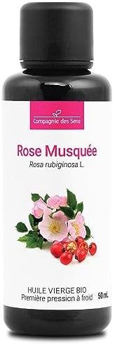 Huile de Rose Musquée du Chili BIO - Fraîcheur Garantie OxyCert® - Vierge & de 1ʳᵉ Pression à Froid