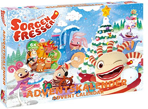 Craze 57446 Sorgenfresser Adventskalender, Bunt