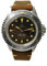 Walter Mitt Royal Marine Taucher Edelstahl Automatik Miyota Schwarz Silber Braun Leder Unisex Uhr