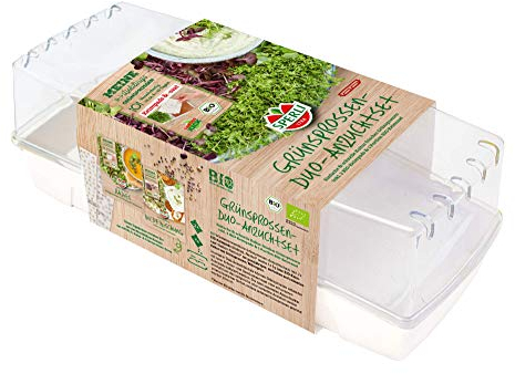Sperli 85014 MicroGreen Bio-Grünsprossen-Duo-Anzuchtschale (Anzuchtset)