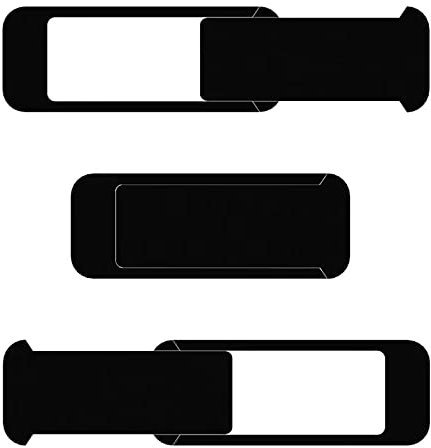 Funda para cámara web deslizante y protege tu privacidad y refugio de la lámpara de respiración. Bonito diseño de patrón. Compatible con portátiles y ordenadores de sobremesa, PC – ultrafina para