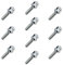10x Radschrauben M12x1,5 SW17 45mm Schaftlänge Kugel Radbolzen-Set für Alufelgen