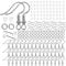 AIEX 350 Pcs Earrings Making Supplies Kit 925 Silver Hypoallergenic Plated Fish Hooks Earring with Clear Earring Safety Backs Posts and Open Jump Rings (Silver)