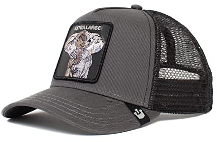 Goorin Bros. The Farm Trucker-Kappe, EXTRA Large Grey Grau, Einheitsgröße