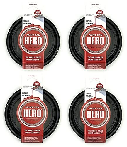 Paint Can Hero – Der saubere Farbdosenausgießer, Gallonen-Größe, 4 Stück