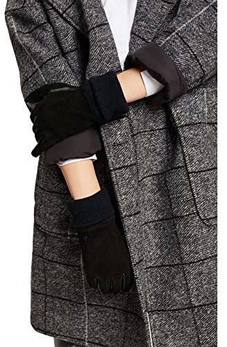 ESPRIT Damen 112EA1R315 Handschuh für besondere Anlässe, 001/BLACK, L