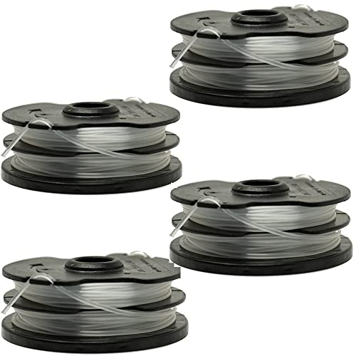 OrangeClub Doppelfadenspule Fadenspule Rasentrimmer Spule Ersatz für Parkside Akku Rasentrimmer PRTA 20-Li C3 IAN351753 (4pcs)