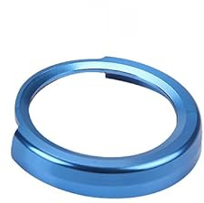 Car Auto Motor Start Stop Knopf Abdeckung,Startknopf Knopfabdeckung Start/Stopp-Druckknopf Knopfabdeckung Startknopf Ring Zündknopf Aufkleber Passt für BMW 4 3 2 1 Series Blau
