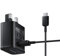 Samsung Galaxy A14 5G Charger, Genuine Samsung Galaxy Fast Adaptive UK Mains Wall Charger With TYPE-C Cable & Also Includes Braided Type C Cable