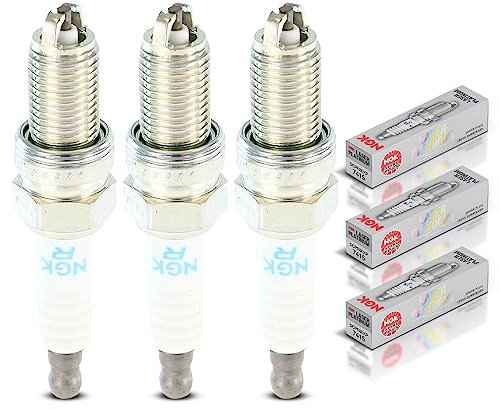 3x Original NGK DCPR8EKP Zündkerze Kompatibel mit 3er Coupe E46 M3 3.2L 2003-2006 Z4 Coupe E86 M 3.2L 2006-2008 Z4 Roadster E85 M 3.2L 2006-2008