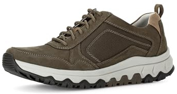 Pius Gabor Herren Sneaker Low,Halbschuhe,Wechselfußbett,zertifiziertes Leder,Sportschuhe,Freizeitschuhe,Turnschuhe,Cactus,42.5 EU / 8.5 UK