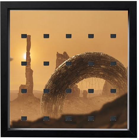 GetStones24 Vitrine für Lego® Figuren - 35x35cm Bilderrahmen - MF_0003