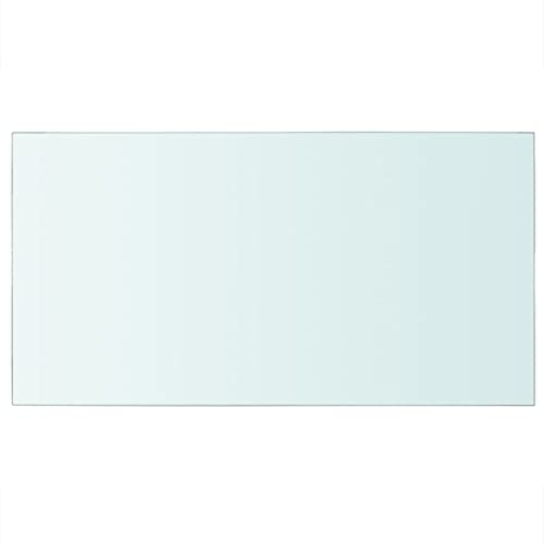 Kangmusi Regalboden Glas Transparent 40 cm x 25 cm, Garderobenleiste, Wandgarderobe Flurgarderobe, kangmusi243815