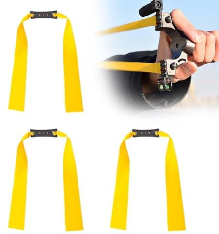 UEAVOID 3 Stück Zwille Steinschleuder Profi Jagd,Schleuder Gummi,Slingshot Rubber Band Flexible Rubber Latex Catapult Bands Geeignet für Schleuder-Ersatzgummi,Stärkster Jagdschießen Katapult