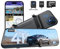 AZDOME PG17 Pro 4K+2.5K STARVIS 2 Dashcam Auto Vorne Hinten mit HDR, 5GHz WiFi Autokamera, 128 GB-Karte, 12 Dual Spiegel Dashcam Auto, Super Nachtsicht, Sprachausgabe, GPS, 24Std. Puffer Parkmodus