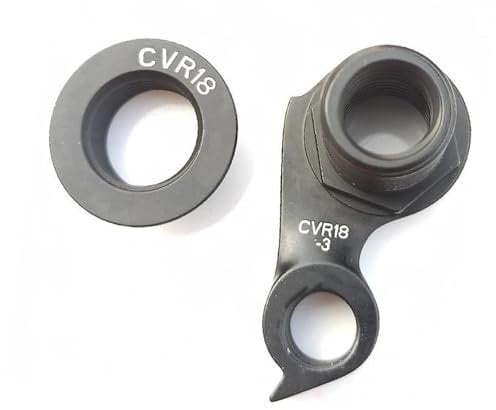 ZAPYVET 5 Stück Fahrradteile Mech Dropout, for Cervelo Cvr18-3 Drh-Wmn112 Alle Disc Road Rahmen C3 C5 R3 R5 Disc Gear Schaltwerk Aufhänger Fahrrad-MECH-Aufhänger(Black 5Set Bicycle Hanger)