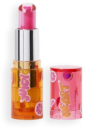 I Heart Revolution Juicy Heart Lip Serum, Nourishing & Sheer Colour Tint, Grapefruit Pink, Vegan & Cruelty-Free, 2.5g