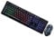 SEWACC 1Ensemble Kit Clavier et Souris Mécanique Filaires USB Rétro Éclairés Ensemble Gamer Ergonomique Design Élégant pour Jeux et Bureau