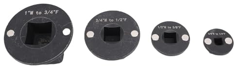 FTVOGUE Juego de Adaptadores de Zócalo de Impacto de Perfil bajo 3/4in-1in 1/2in-3/4in 1/2in-3/8in Juego de Adaptadores de Trinquete de Accionamiento con Accesorio Magnético para