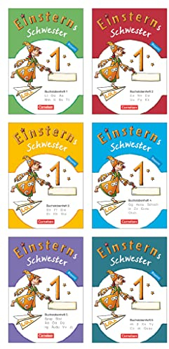 Einsterns Schwester - Erstlesen - Bayern - 1. Jahrgangsstufe: 6 Buchstabenhefte mit Begleitheft und Lauttabelle im Paket - In Druckschrift