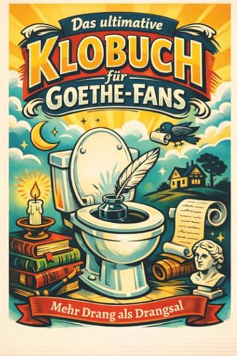 Das ultimative Klobuch für Goethe-Fans: Mehr Drang als Drangsal. Lustiges Geschenk mit Lifehacks, Fun Facts und Geschichten