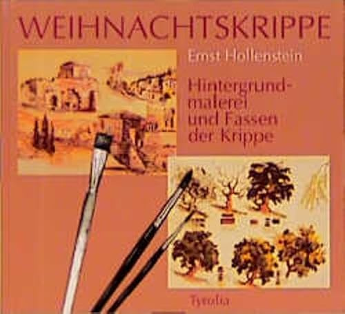 Weihnachtskrippe: Hintergrundmalerei und Fassen der Krippe