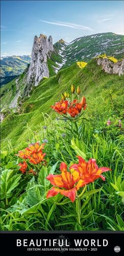 Beautiful World Vertical Kalender 2025: Alexander von Humboldt-Reihe. Langer Foto-Wandkalender XL. Landschaften-Kalender 2025 mit atemberaubenden ... Alexander von Humboldt Kalender Heye)